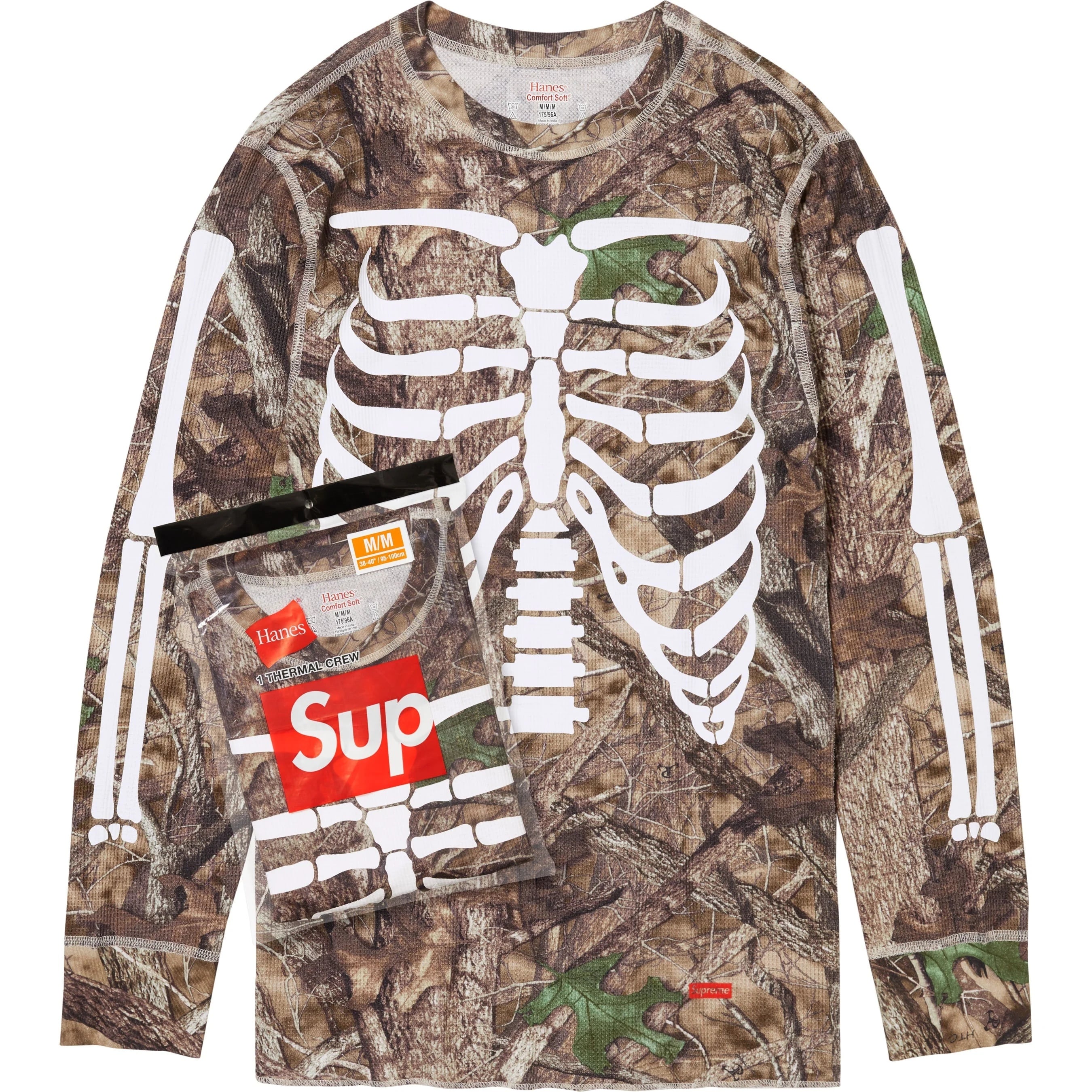 Supreme®/Hanes® Bones Thermal Crew (1 Pack) view 2
